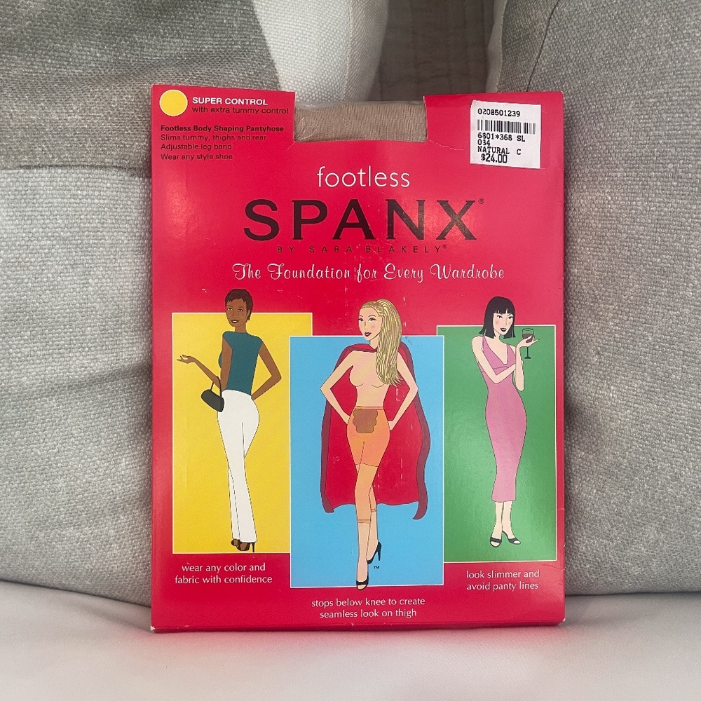 Spanx Footless Body Shaping Pantyhose, C